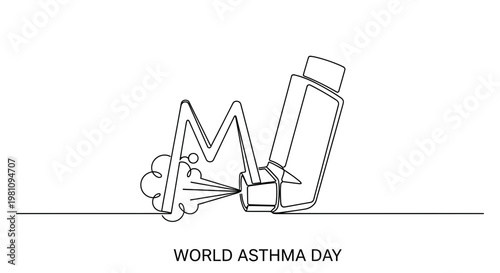 Asthma inhaler and medical device.