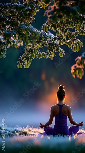 Morning Meditation Under the Canopy: Yoga in Harmony with Nature