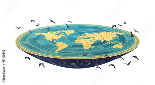 Photos Globe Earth Planet World Map Illustration.