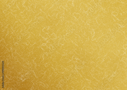 Gold Washi Paper Texture Background with Unryu Fibers