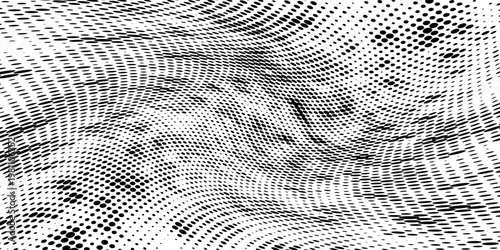 a black and white halftone metal grid pattern with dots, Black color halftone background halftone circle dotted dot cmyk background dot pattern fading dots. modern