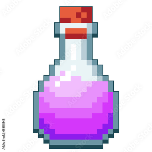 Elixir Purple Pixel Potion