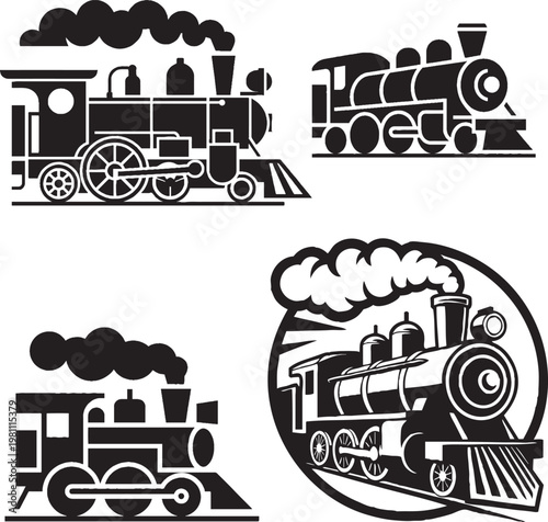 Train locomotive vehicle railway