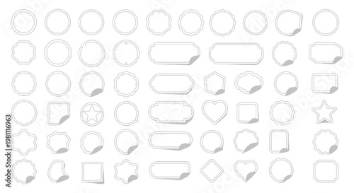 Geometric Shape Collection Focused On Primary Form.