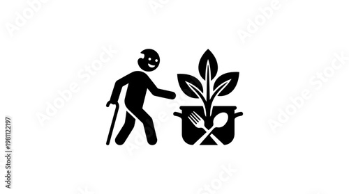 Healthy Food Lifestyle Senior and Growing Food