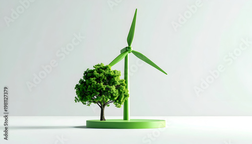 Verdant energy, sustainable future, vibrant growth, ecological harmony.