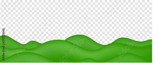 hills green background
