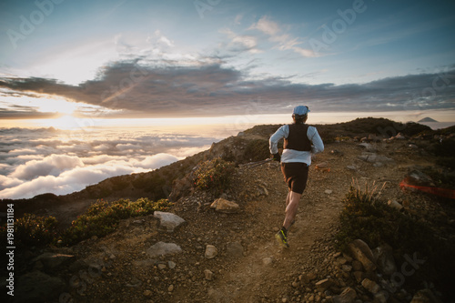 Photography Trail Running on Epic Mountain Peak