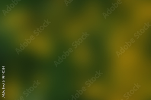 Green and yellow blur, out of focus dots