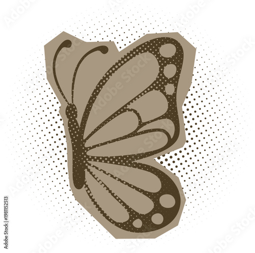 Vintage Butterfly Cut Out