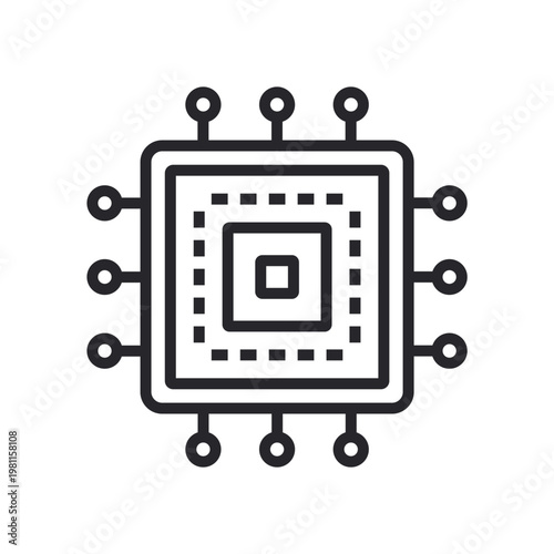 hardware icons outline and Flat Style,transparent background