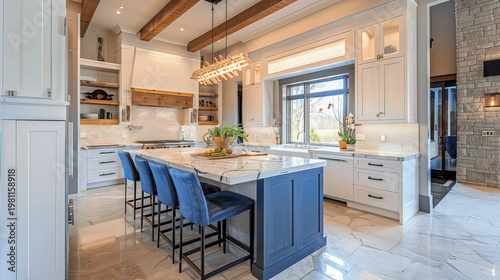 Modern Kitchen with Elegant Design and Ample Space