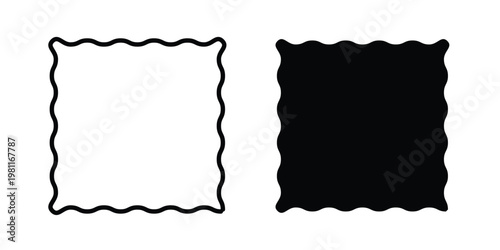 Cleaning cloth icon clip art collection. Editable stroke icons