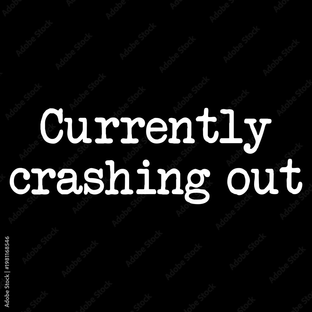 Fototapeta premium Crash out Girly PNG, Sassy Sarcastic PNG