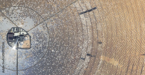 Fotografie Mohammed bin Rashid Al Maktoum Solar Park Dubai UAE Satellite View