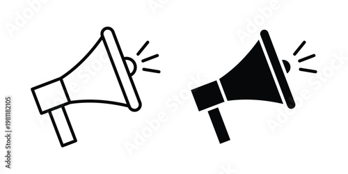 Promote icon clip art collection. Editable stroke icons