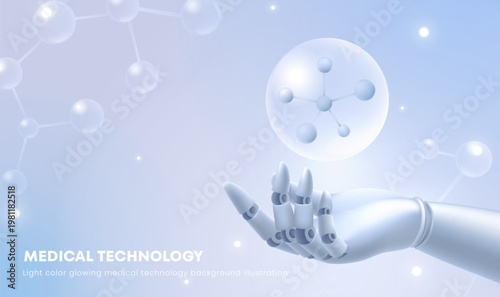 Pastel Medical Technology Digital Healthcare Background Illustration