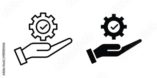Service offer icon clip art collection. Editable stroke icons