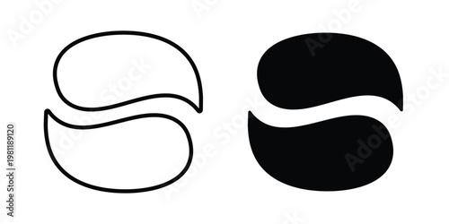 Under the eye patches icon clip art collection. Editable stroke icons