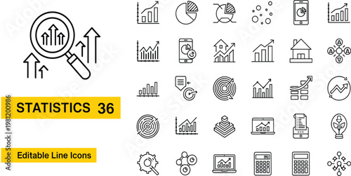 Comprehensive library of 24 black and white line icons featuring traditional Islamic architecture prayer positions and religious holiday elements.