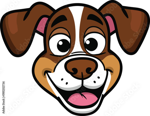 Mean Dog Face Mascot for Automotive and Garage Logo