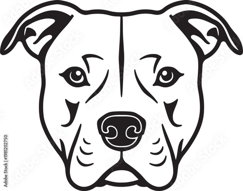 Minimalist Corgi Face Icon for Social Media Branding
