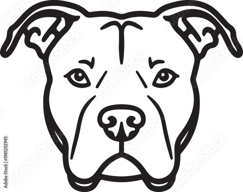 Savage Hound Dog Head Vector for Hunting Club Logo