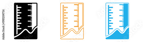 Two thermometers displaying different temperature readings on a black background