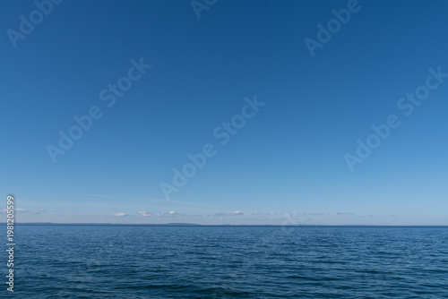 blue sky and sea