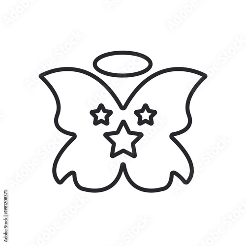 charisma icons outline and Flat Style,transparent background