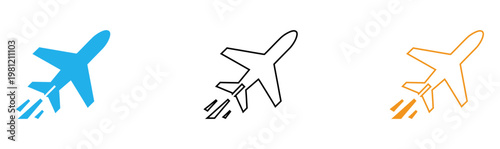 Two airplanes in flight a minimalist illustration of aviation and travel