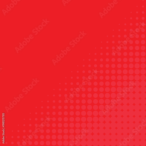 Red Vector halftone pattern easy edit for you design. Vector dots pattern on a white. Retro dots. Retro styled background of halftone dots.
