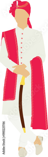 Indian Groom Baraat Ceremony Traditional Wedding
