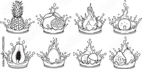 Decorative porcelain vases with intricate floral and animal motifs Vector