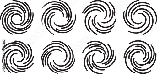 Intricate floral patterns showcasing elegant swirling designs and curves Vector