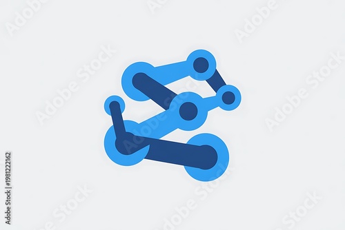 Abstract technology connection graphic