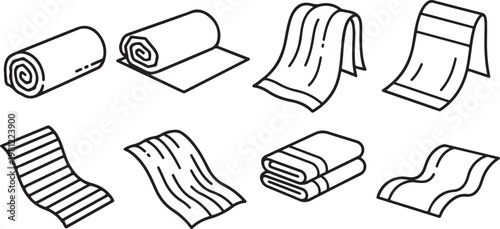 Various envelopes and folders in different shapes and sizes Vector