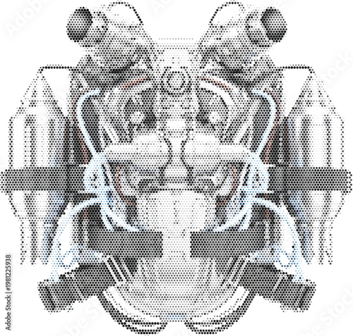 Astronaut Rocket Jetpack for Space Exploration and Futuristic Flying Mission in Science Fiction
