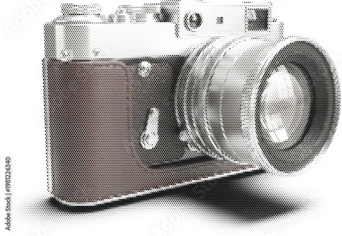 Vintage Film Camera for Classic Photography and Retro Analog Collection in Art