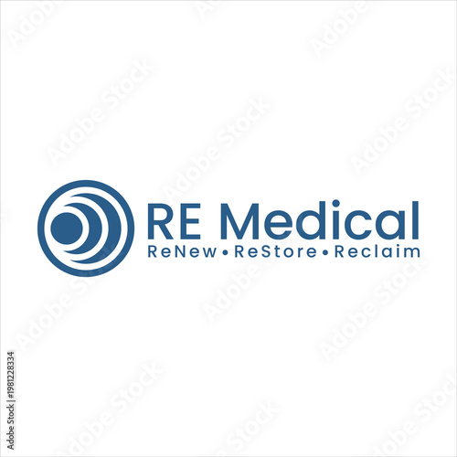 Re medical logo with renew restore reclaim tagline
