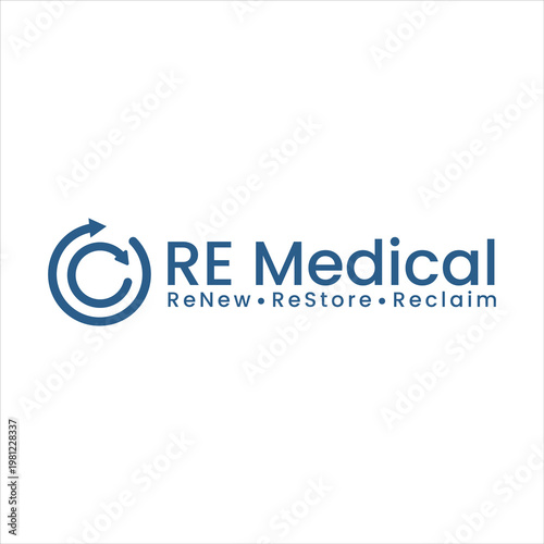 Re medical logo with renew restore reclaim tagline