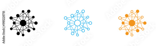 Neural network diagrams comparing activation functions and network structures