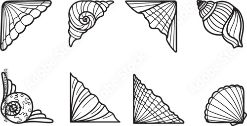 Various cross sections of fruits and vegetables illustrating internal structure Vector