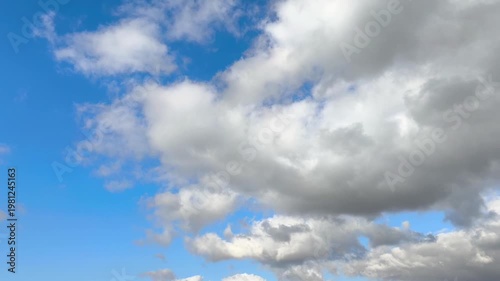 Curious landscape of sky with greyish clouds