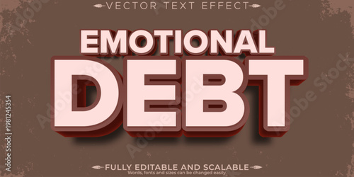 Retro sticker text effect, editable 70s and 80s text style