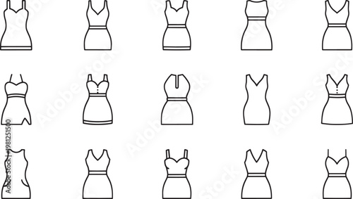 Black and white of twelve diverse human figures in various poses diverse poses silhouettes standing
