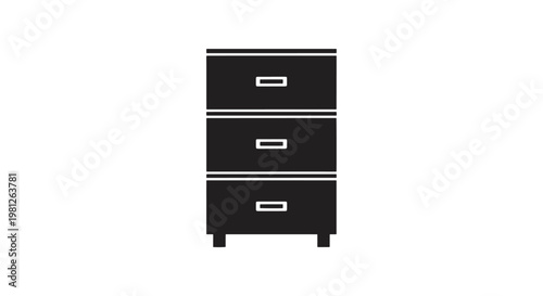 Cabinets Drawers Line art clean colorful pattern illustration