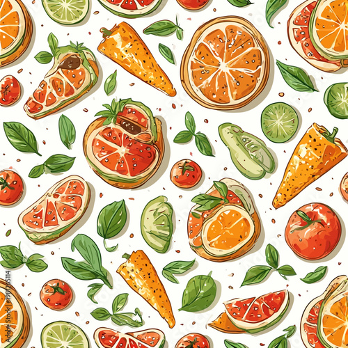 food pattern design very cool