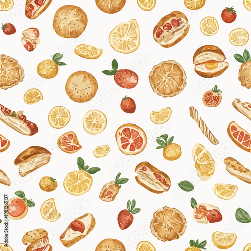 food pattern design very cool