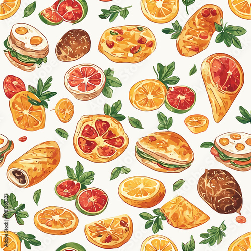 food pattern design very cool